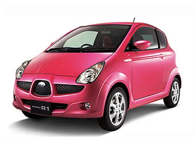 スバルR-1　2ドア　初年度16年12月　186500km R1（スバル）2004年12月〜2010年3月販売終了モデルの新車カタログ