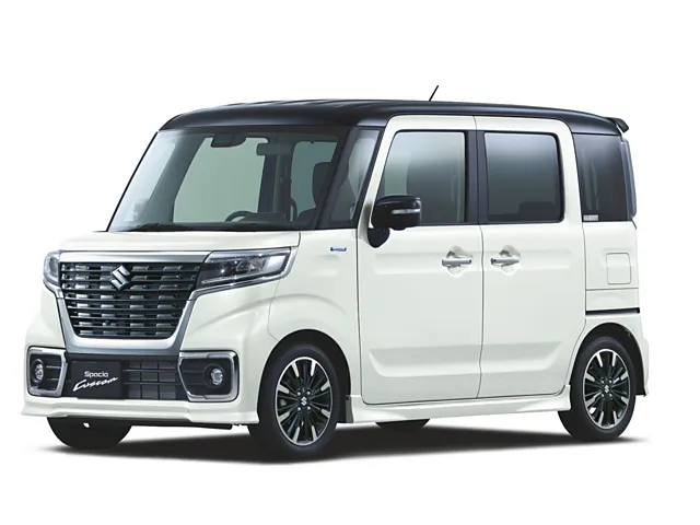 スズキ スペーシアカスタム 2017年11月モデル ハイブリッド(HYBRID) XSターボ 衝突被害軽減ブレーキ非装着車